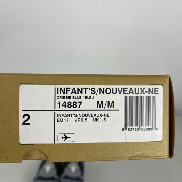 Timberland Navy Rhino Infant Cribbie Blue Crib Shoes Size 2 Soft Sole Leather - Picture 9 of 9